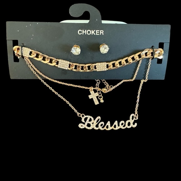 CHOKER Jewelry - Jewelry, earrings with necklaces